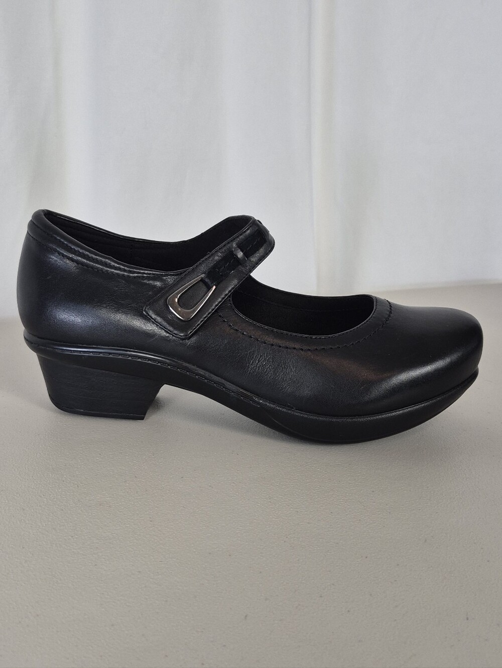 Abeo Candace Pro System Black Leather Neutral Support Mary Janes - Size 9.5